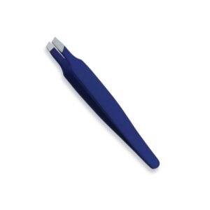 Blue Slant Tweezer