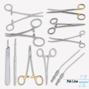 AV Fistula Instrument Set (PL-ST-1101) — German-grade stainless steel AISI 420, manufactured by Pak Line Industries, Sialkot