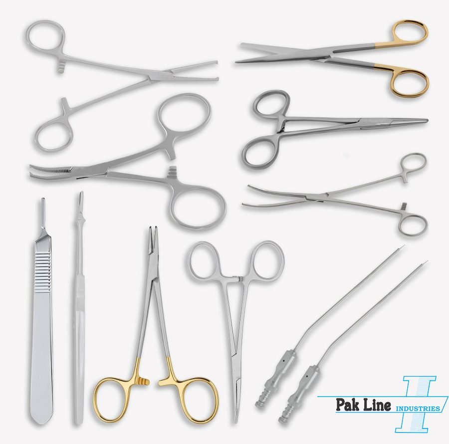AV Fistula Instrument Set (PL-ST-1101) — German-grade stainless steel AISI 420, manufactured by Pak Line Industries, Sialkot